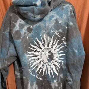 BDG tie Dye Celestial Oversized Hoodie